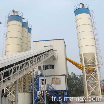 Exportation vers le Myanmar HZS90 Centrale à béton stationnaire